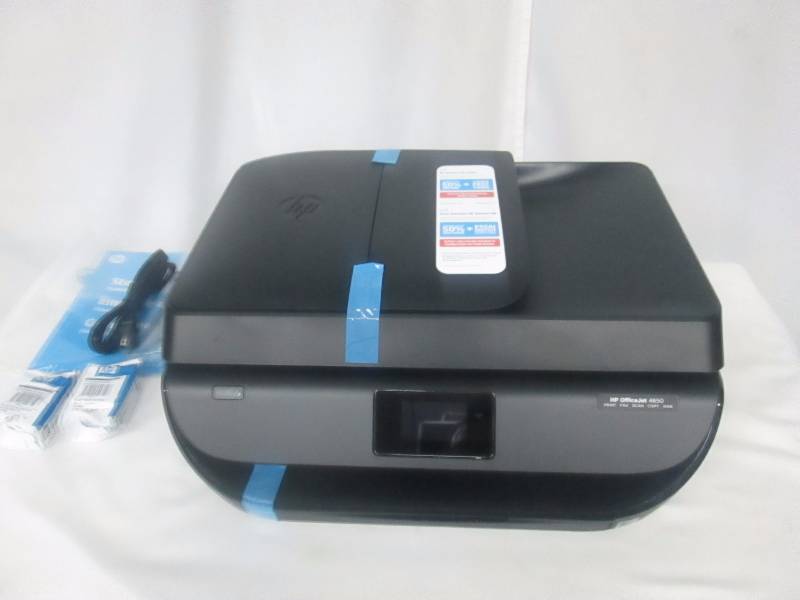 lot 17 image: HP OfficeJet 4650 All-in-One Thermal Inkjet Printer with WiFi