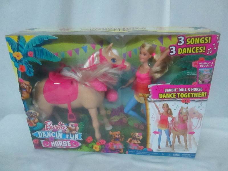 lot 36 image: Mattel Barbie Dancing Fun Horse