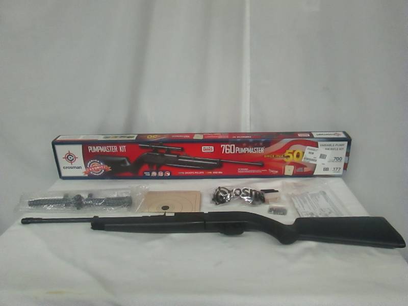lot 26 image: Crossman Pumpmaster 760 .177-Caliber Rifle Kit