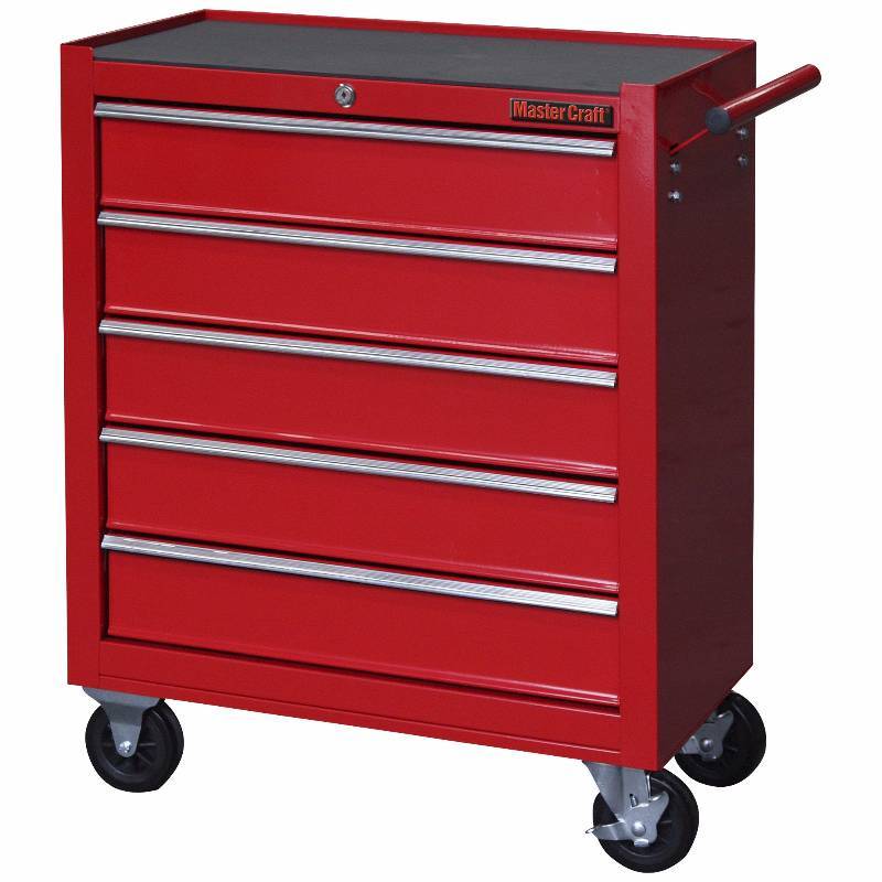 lot 7 image: Master Craft 5-Drawer Tool Storage