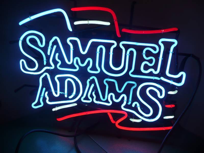 SAM ADAMS NEON LIGHT - WORKS GREAT