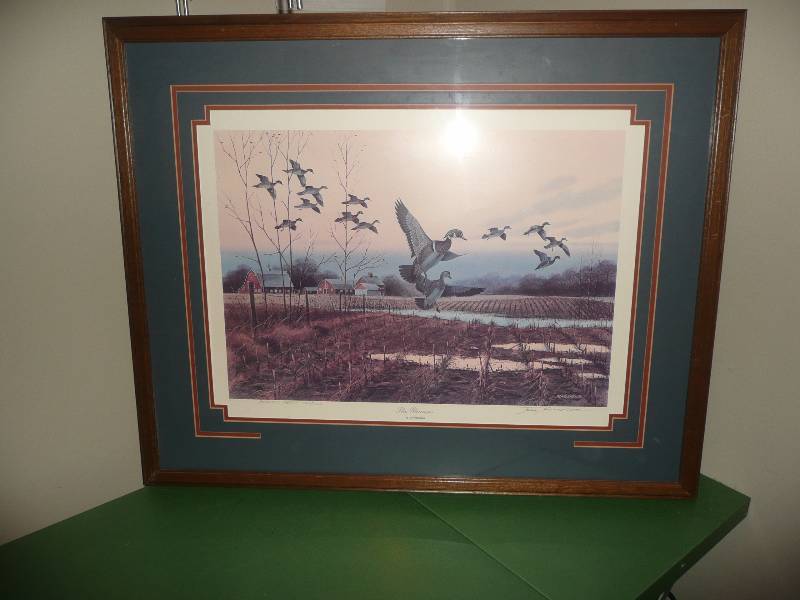 JERRY RAEDEKE - THE GLEANERS, 103300 SIGNED WITH COA. RARE AND VERY NICE PIECE - APPROX 32IN WIDE - 28IN HIGH - PROFESSIONALLY FRAMED