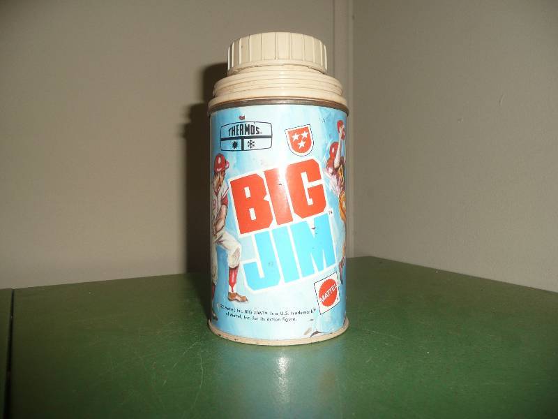 1972 BIG JIM THERMOS - VERY COOL PIECE