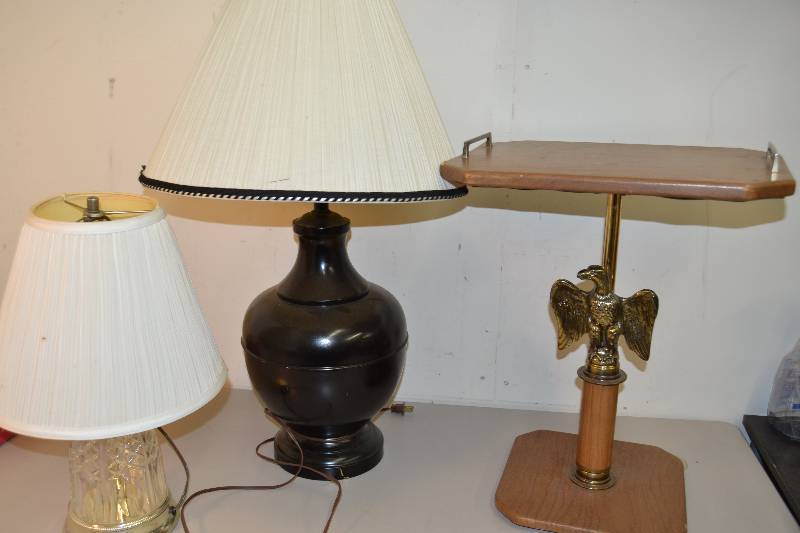 lot 156 image: Lamps and Table