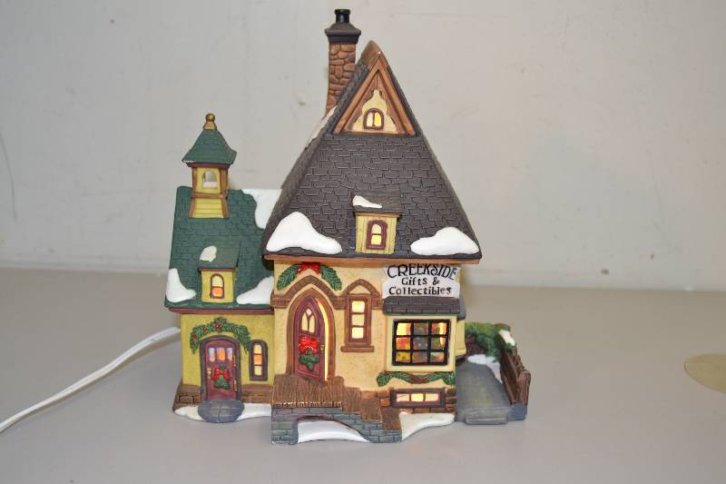 lot 224 image: Christmas village houses