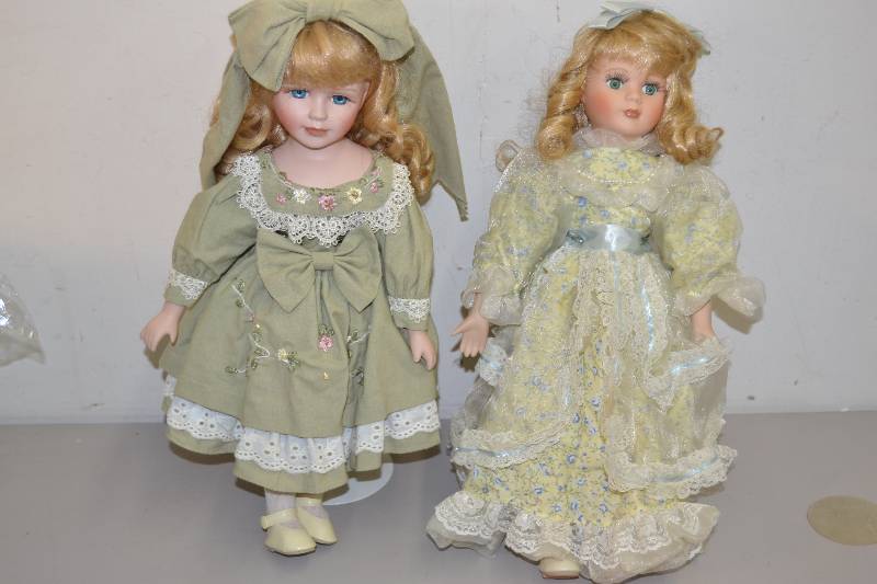 lot 234 image: Porcelain Dolls