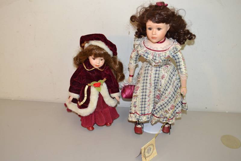 lot 236 image: Porcelain Dolls
