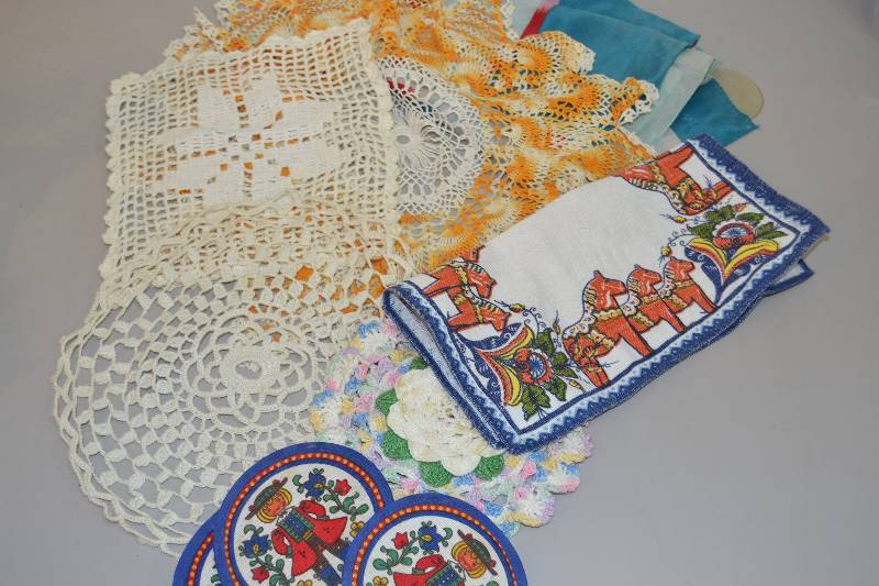 lot 34 image: Dollies, Handkerchiefs