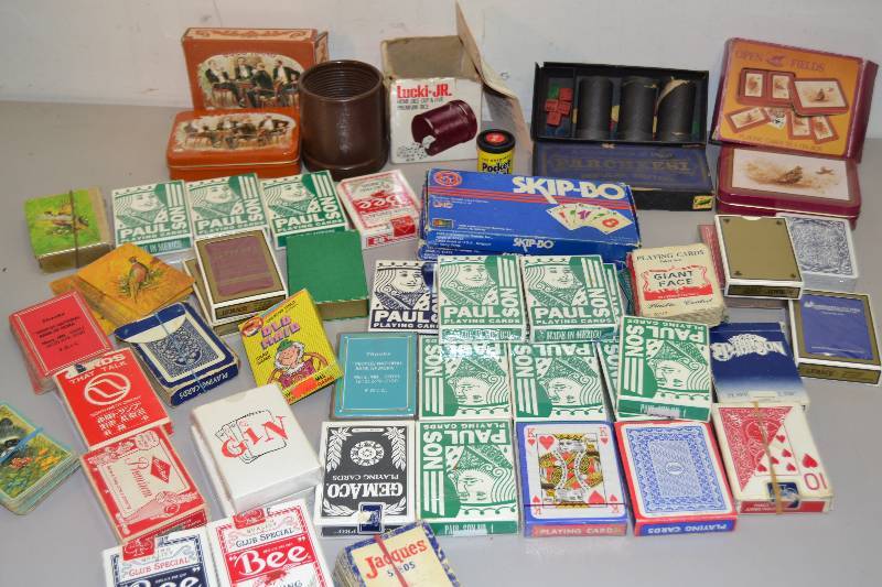 lot 60 image: Playing Cards Dice
