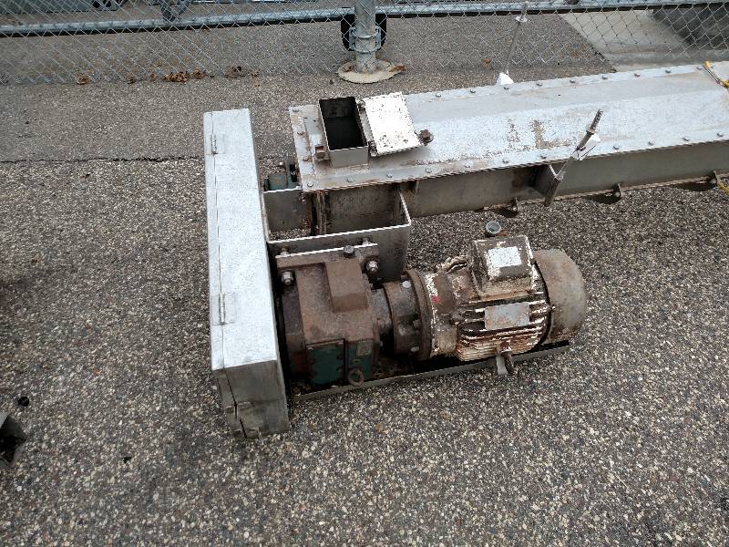 lot 12 image: Stainless Steel Auger Conveyor, App...