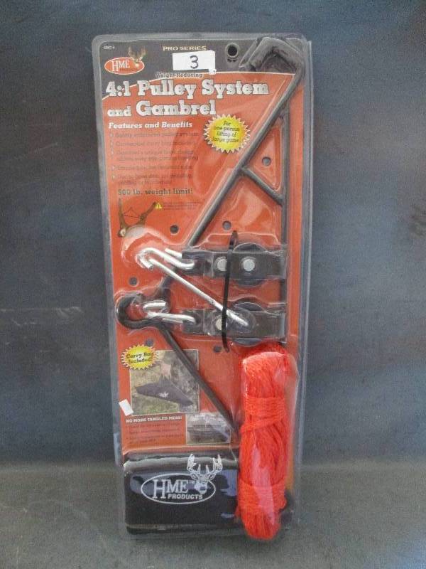 lot 3 image: 41 Pulley System & Gambrel