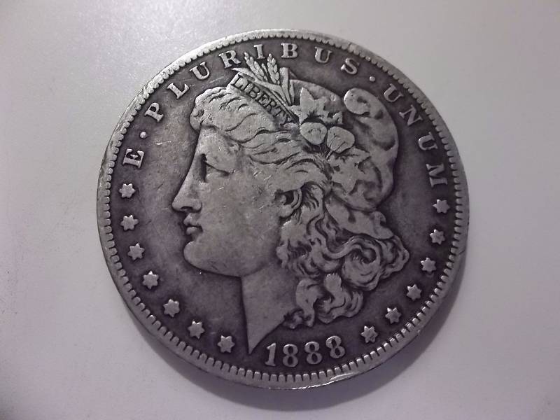 1888 O Morgan Silver Dollar