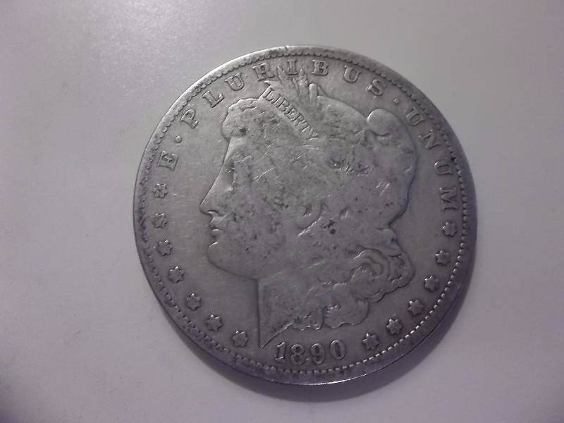 1890 O Morgan Silver Dollar