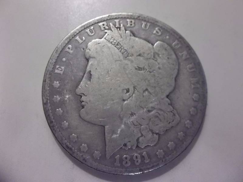 1891 Morgan Silver Dollar