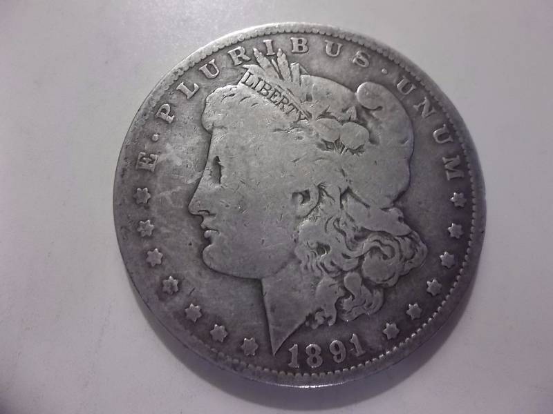 1891 O Morgan Dollar