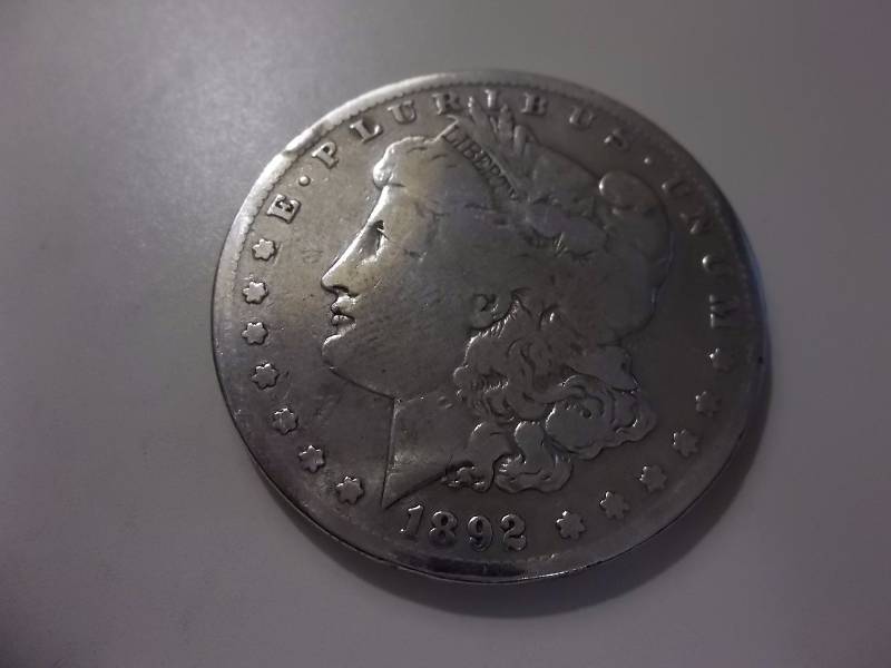 1892 S Morgan Silver Dollar Polished