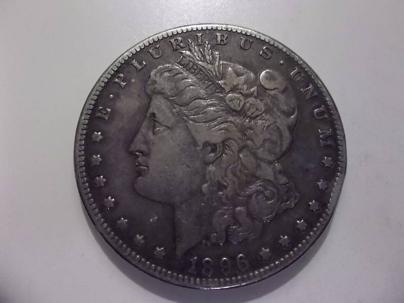 1896 S Morgan Silver Dollar