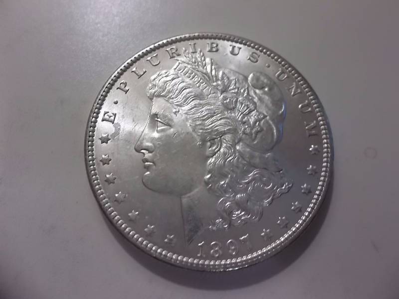 1897  Morgan Silver Dollar Very High Grade