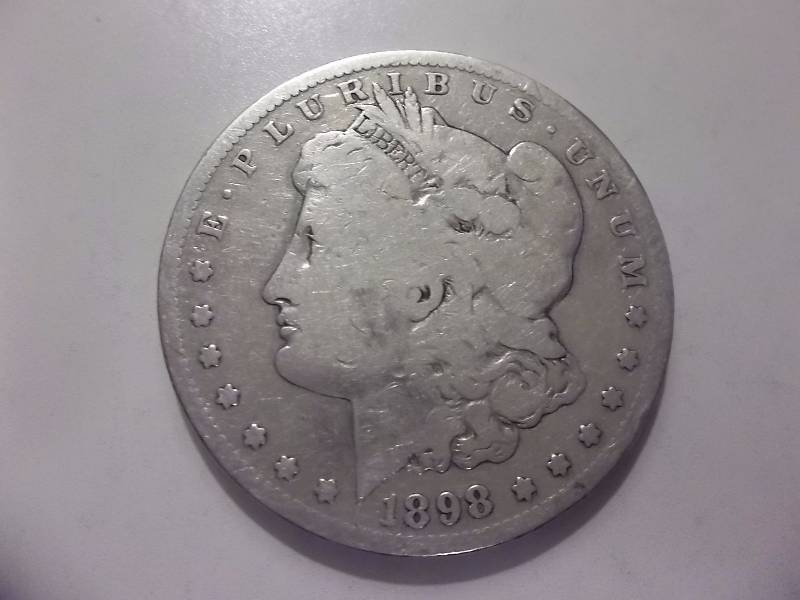 1898 S Morgan Silver Dollar