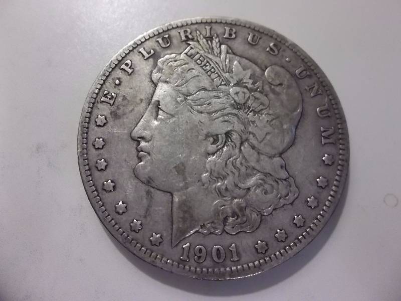 1901 O Morgan Silver Dollar