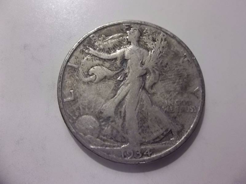 1934 D Walker Half Dollar