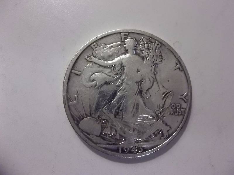 1943 S Walker Half Dollar Polished
