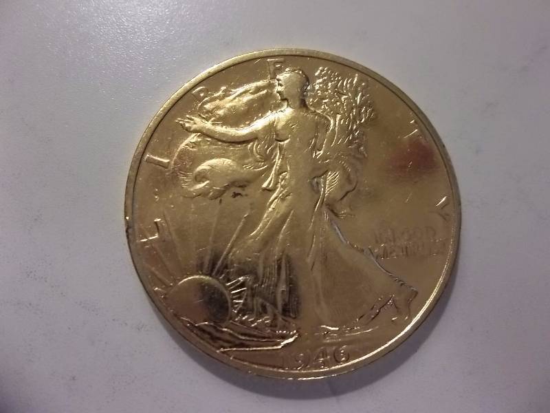 1946 S Gold Plated Better Grade