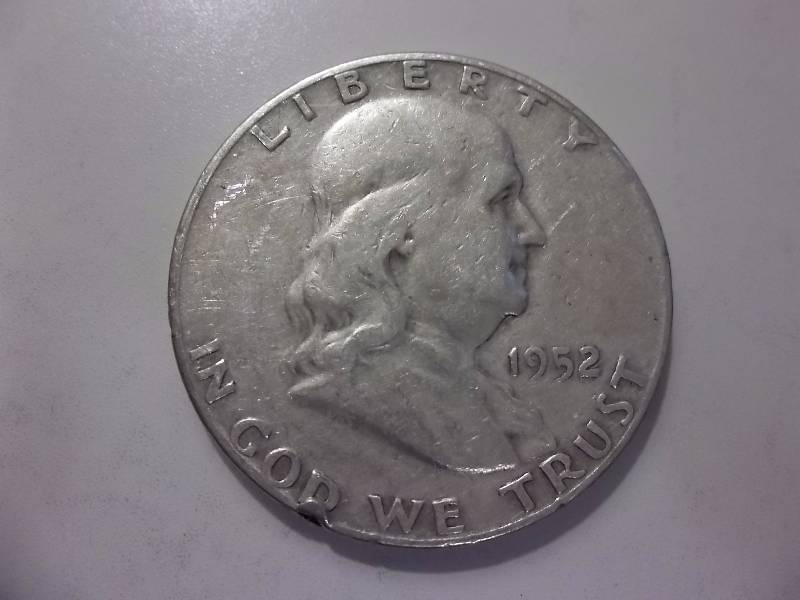 1952 D Franklin Half Dollar Better Grade
