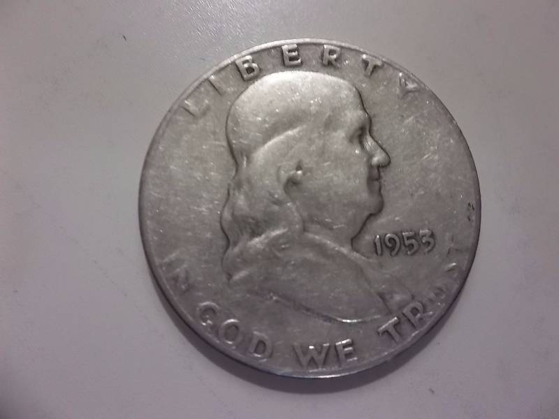 1953 S Franklin Half Dollar Better Grade