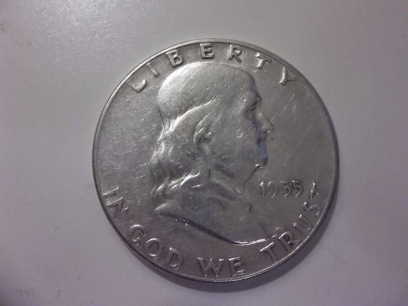 1955 Franklin Half Dollar Dollar High Grade
