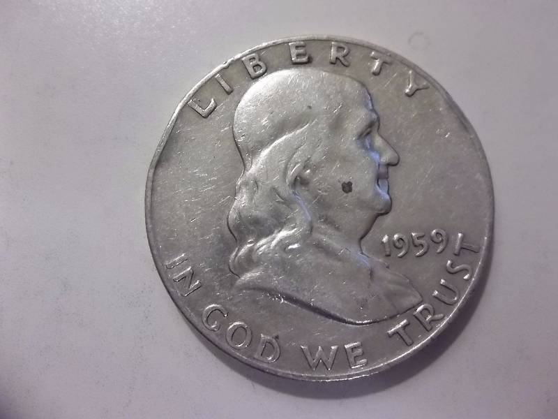 1959 D Franklin Half Dollar Better Grade