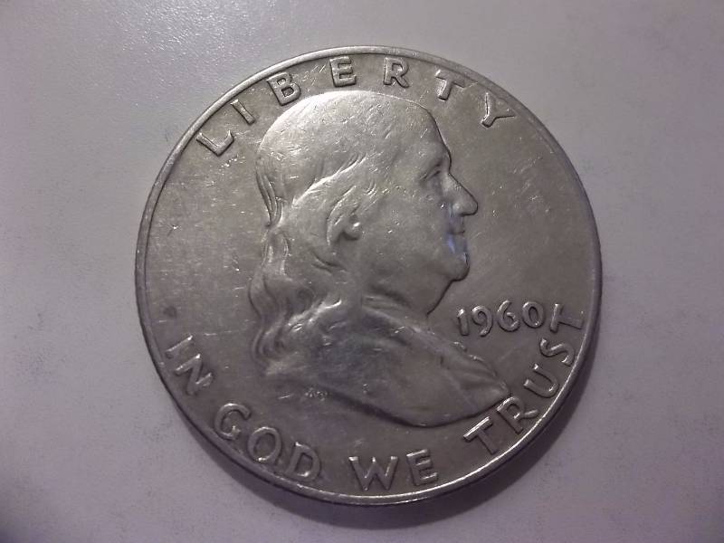 1960 D Franklin Half Dollar Better Grade