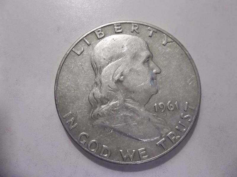 1961 D Franklin Half Dollar Better Grade
