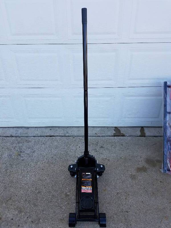 lot 29 image: Craftsman 3-Ton Capacity Floor Jack...Brand new