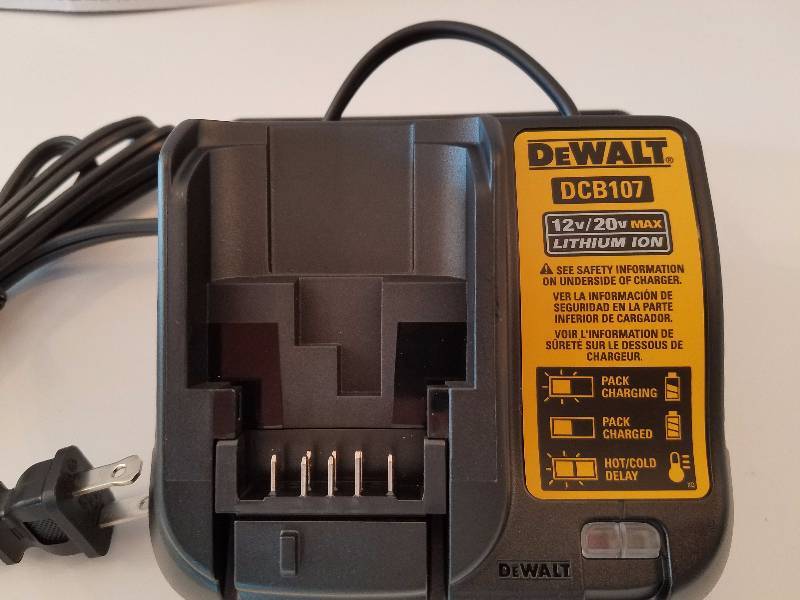 lot 38 image: DeWalt Cordless 12 20v MAX Lithium Ion  Battery Charger