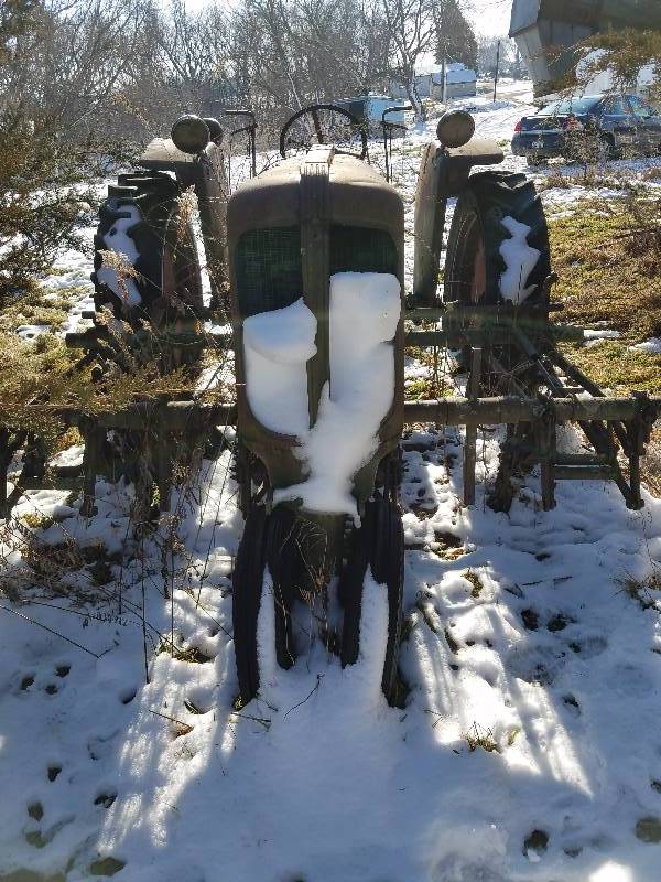 lot 18 image: Oliver Tractor,70...Along with the Cultivator