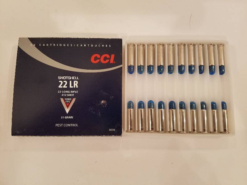 lot 44 image: CCI 22 Long Rifle #12 Shot