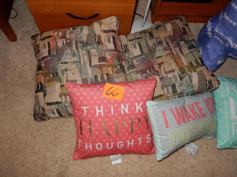 lot 66A image: Misc. Pillows as shown.. These are new.