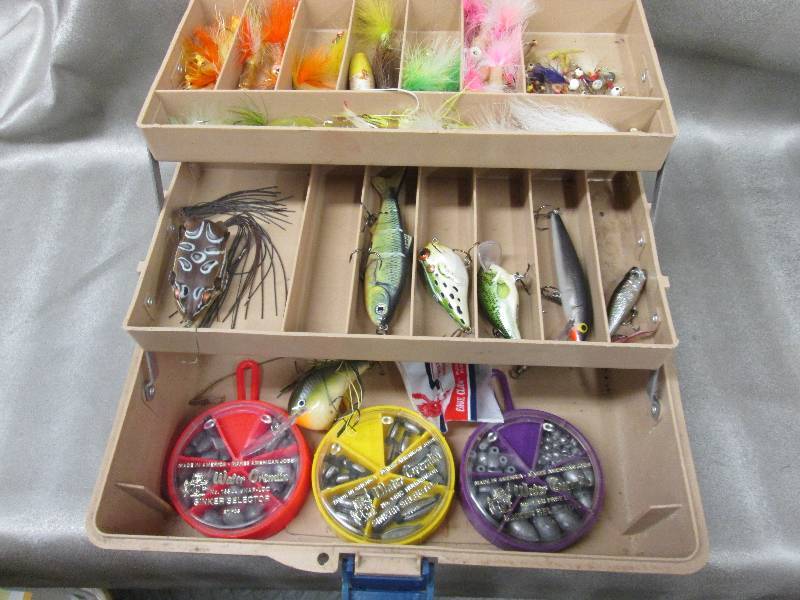 Tackle Box full  of assorted tackle...