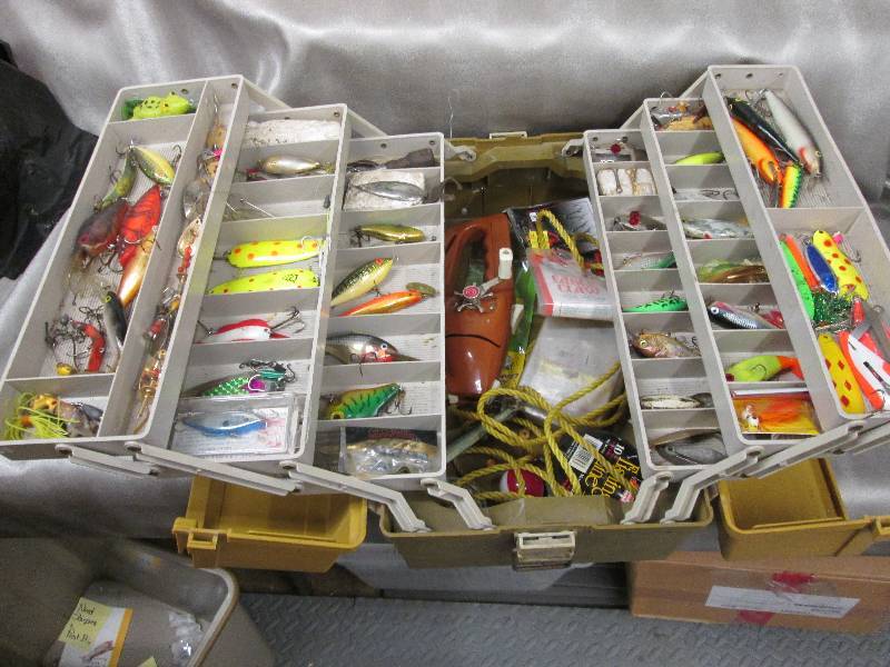 Large Plano Tackle Box full  of ass...