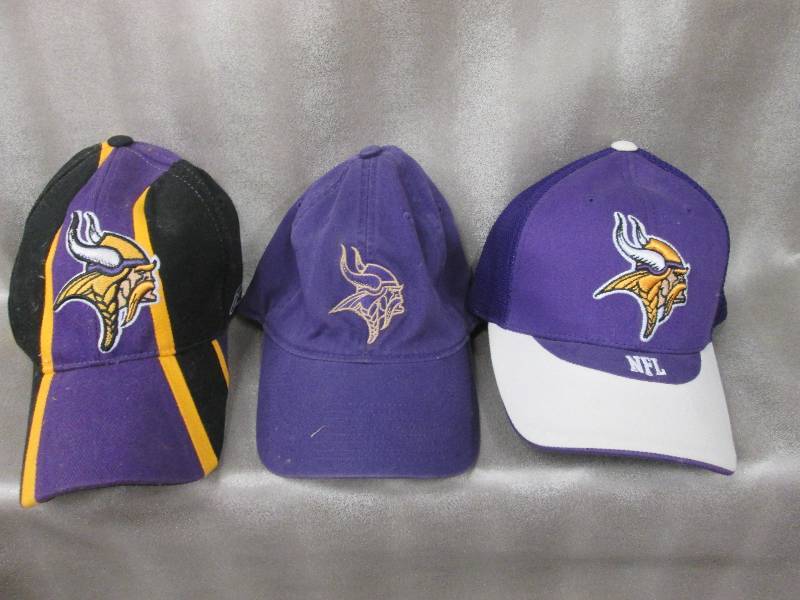 Lot of 3 Vikings Caps...