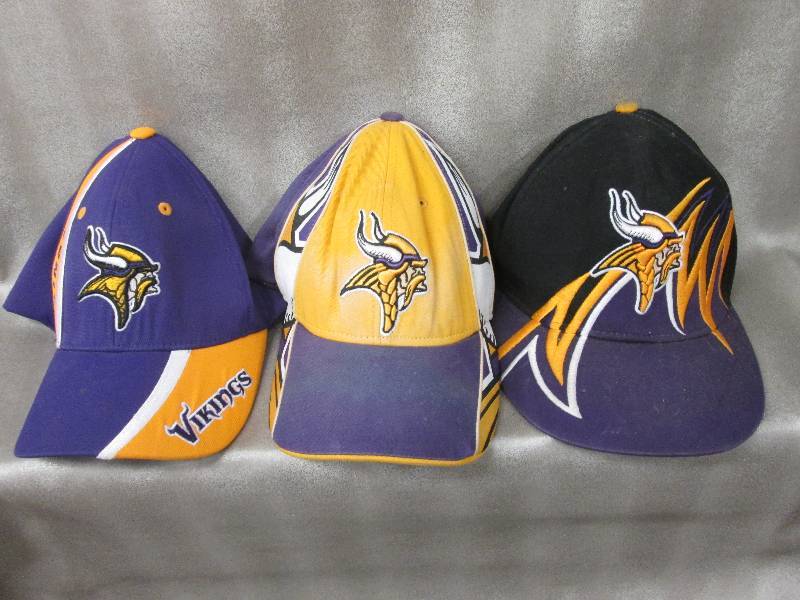 Lot of 3 Vikings Caps...