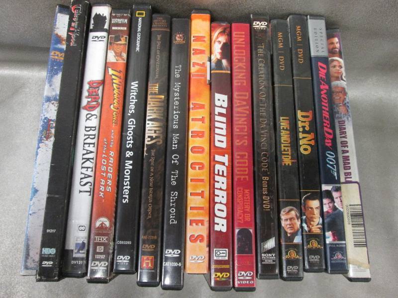 Lot of 15 Assorted Titles DVDs...