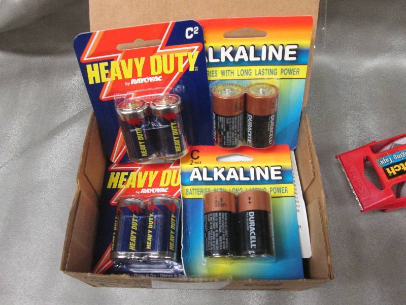 8 Packs of 2 C Batteries, expired...