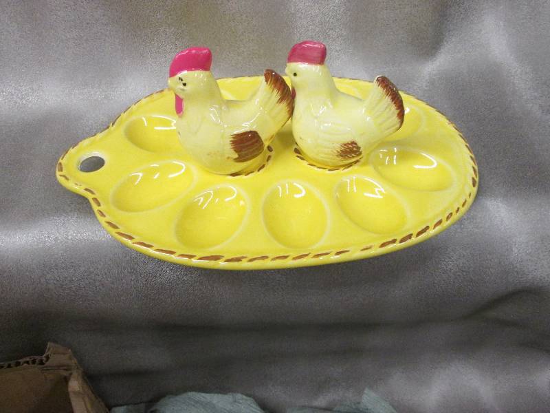 4 Sets Deviled Egg Tray with Chicke...