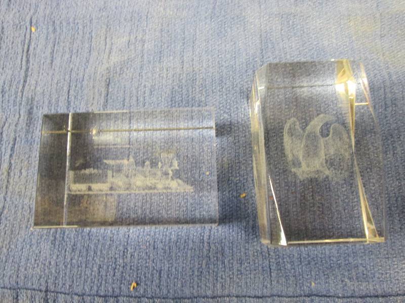 Lot of 2 Assorted Crystal Holograms...
