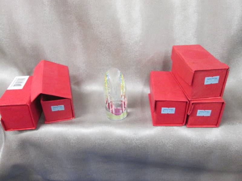 Lot of 5 Chicago Souvenir Crystal...