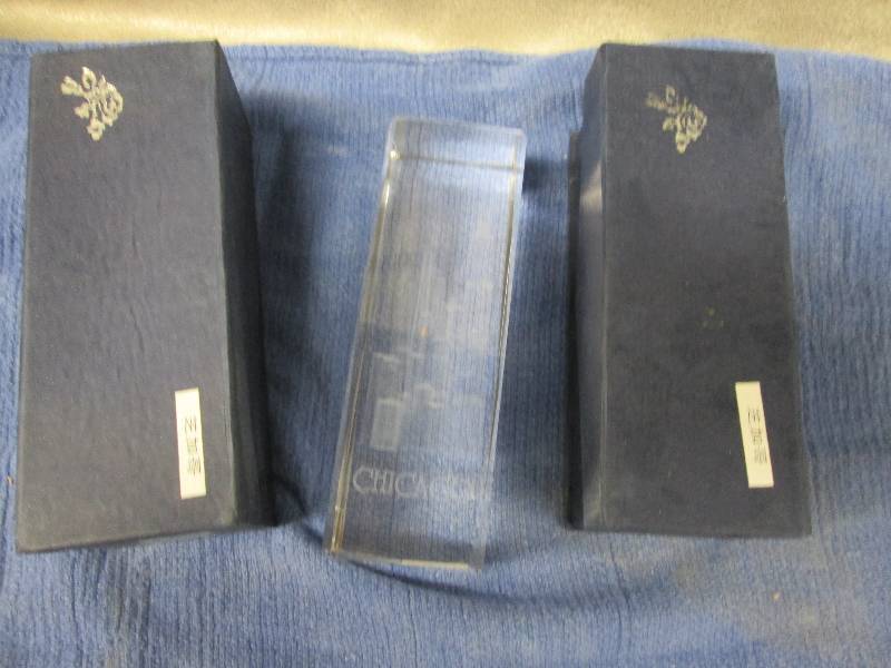 Lot of 3 Chicago Crystal Holograms...