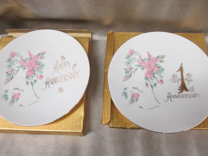 Lot of 2  Anniversary Plates...