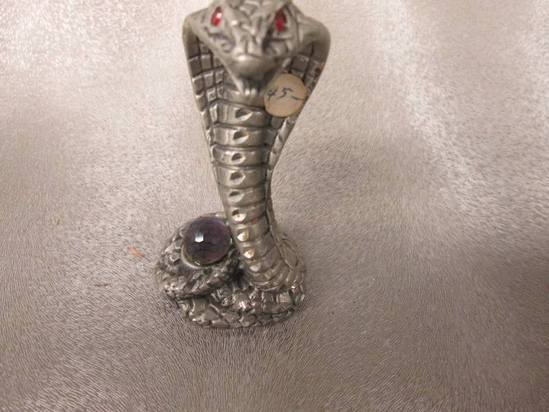 Pewter Cobra Retail $45.00 2.5 inch...